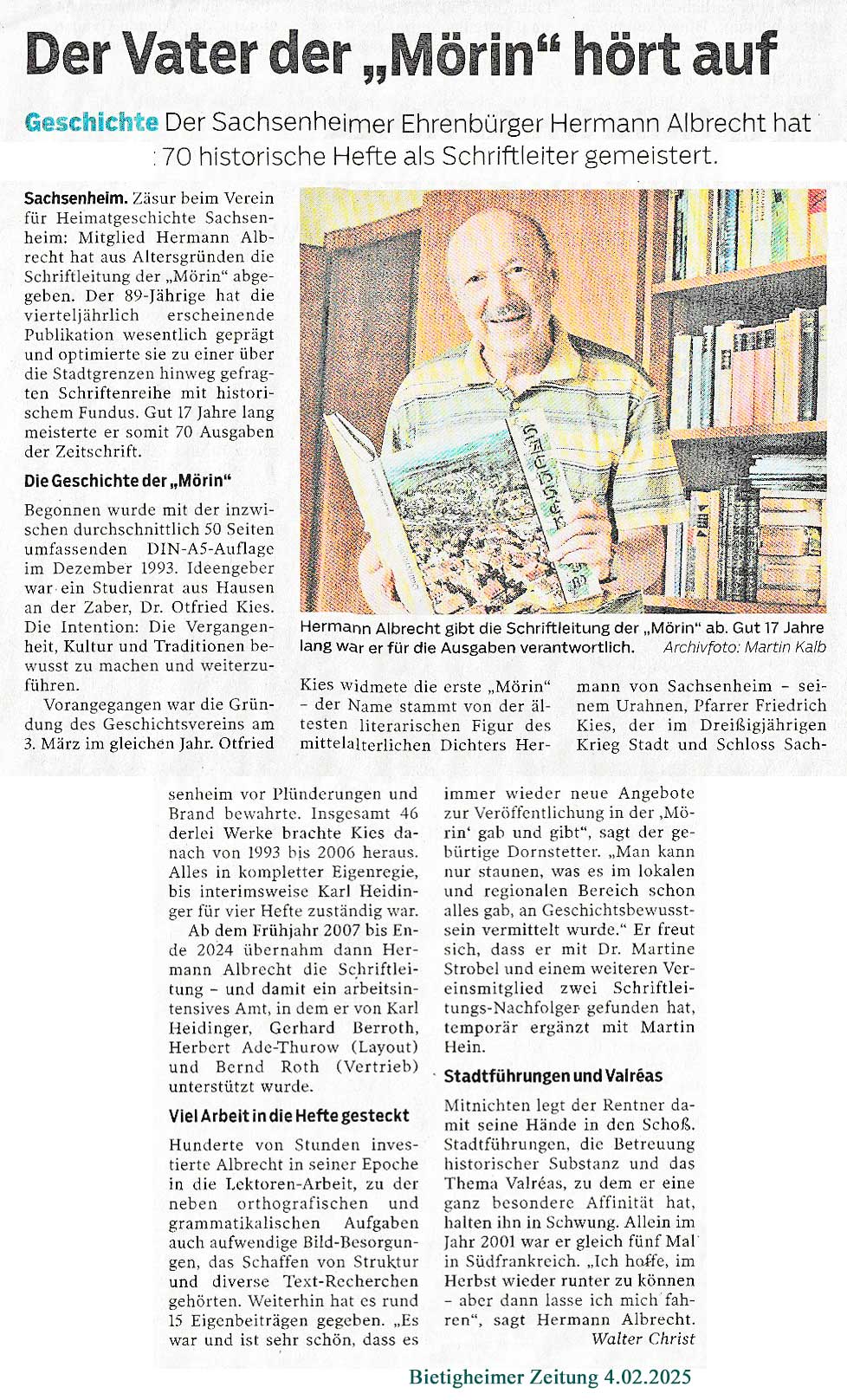 Der Vater der Mörin hört auf 1